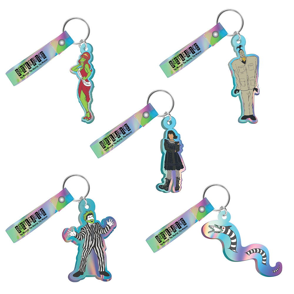 Beetlejuice Mystery Box Keychain